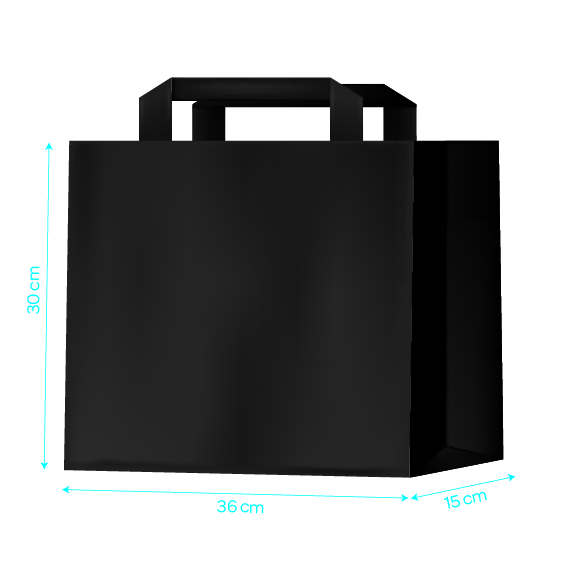 BLACK TAPE CARRIER 36x15x30cm X300(Z)